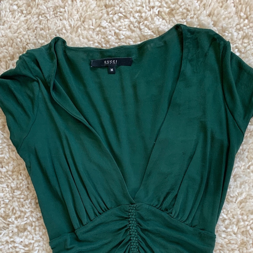 Gucci women’s forest green top